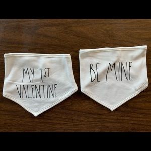 Rae Dunn set of 2 bandana bibs